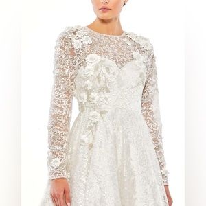 Mac Duggal wedding dress